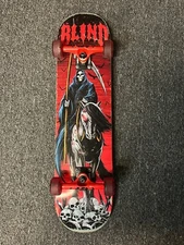 BLIND Dark Horse Complete Skateboard Thunder Team Trucks Bones Clear Red Wheels