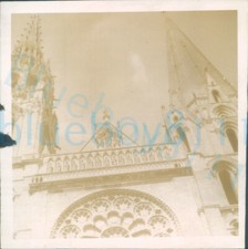1949 Chartres France Cathedral Photo 3*2.9 