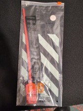 NOWY Z TORBĄ Off White Przemysłowy brelok CUSTOM BLACK