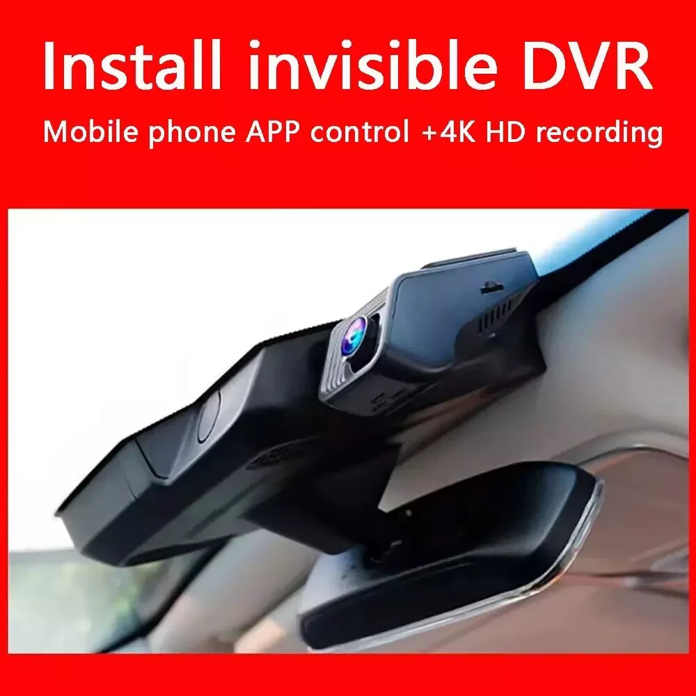Dashcam Telecamera per Auto Full HD Dvr Car Video Camera 4K Audio Loop Record - Miniatura 5