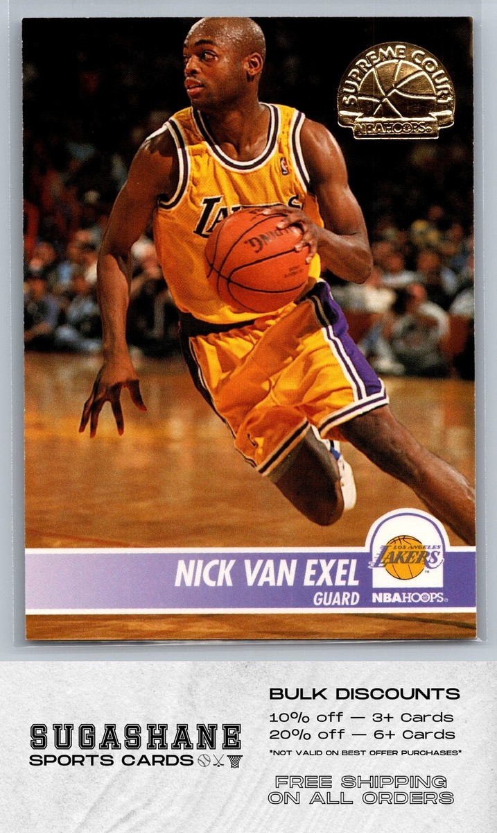 1994 Hoops SC22 Nick Van Exel Los Angeles Lakers Basketball Card