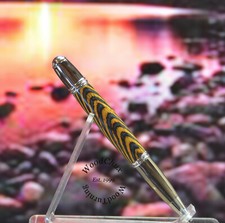 Penna da scrittura roller fatta a mano legno colorgrain bellissima Gatsby VEDI VIDEO 996