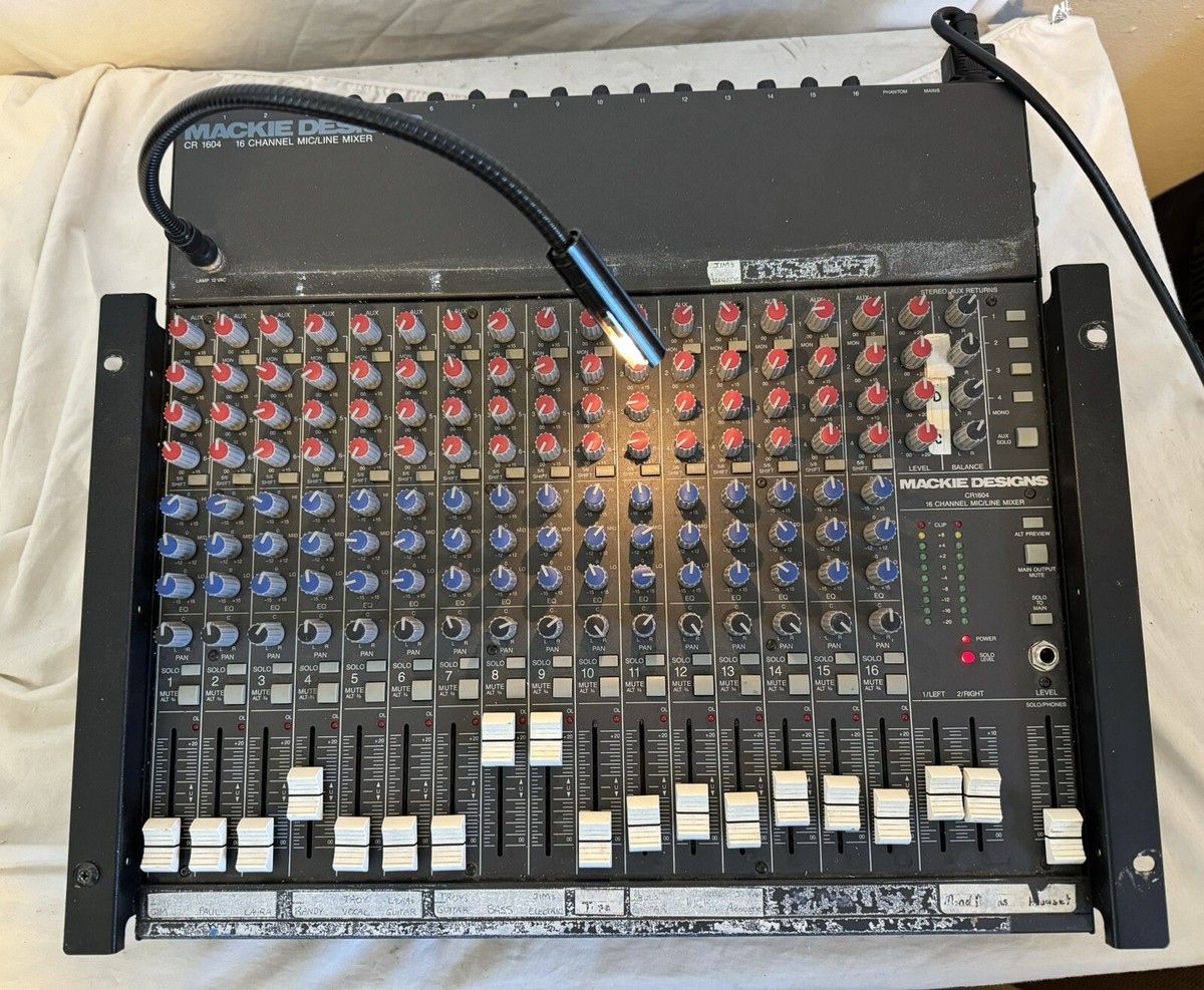 Mackie Designs CR1604 16 Channel Mic Line Mixer with XLR10 Mackie Designs CR1604 16 Channel Mic Line Mixer with XLR10