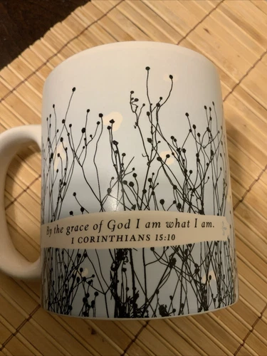DaySpring Corinthians 15:10 Religious Mug  ‘By the grace of God, I am what I am’
