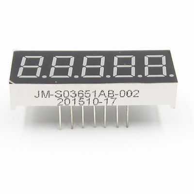0.36'' inch 7-Segment 5-Digit LED Display Digital Common Cathode Blue