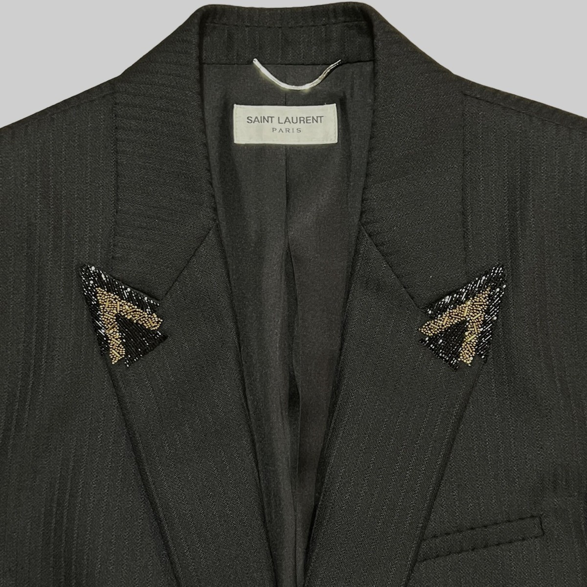 【関税・送料込み】SAINT LAURENT BLAZERS Saint Laurent Double-Breasted Blazer in Silk Satin | Saks