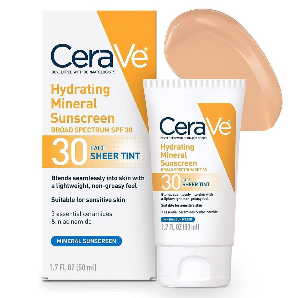 Protector solar mineral hidratante 50 ml 50 ml tinte transparente facial FPS30