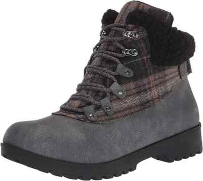 JBU by Jambu Redrock womens Fashion Boot | Charcoal/Plaid | Sz-11
