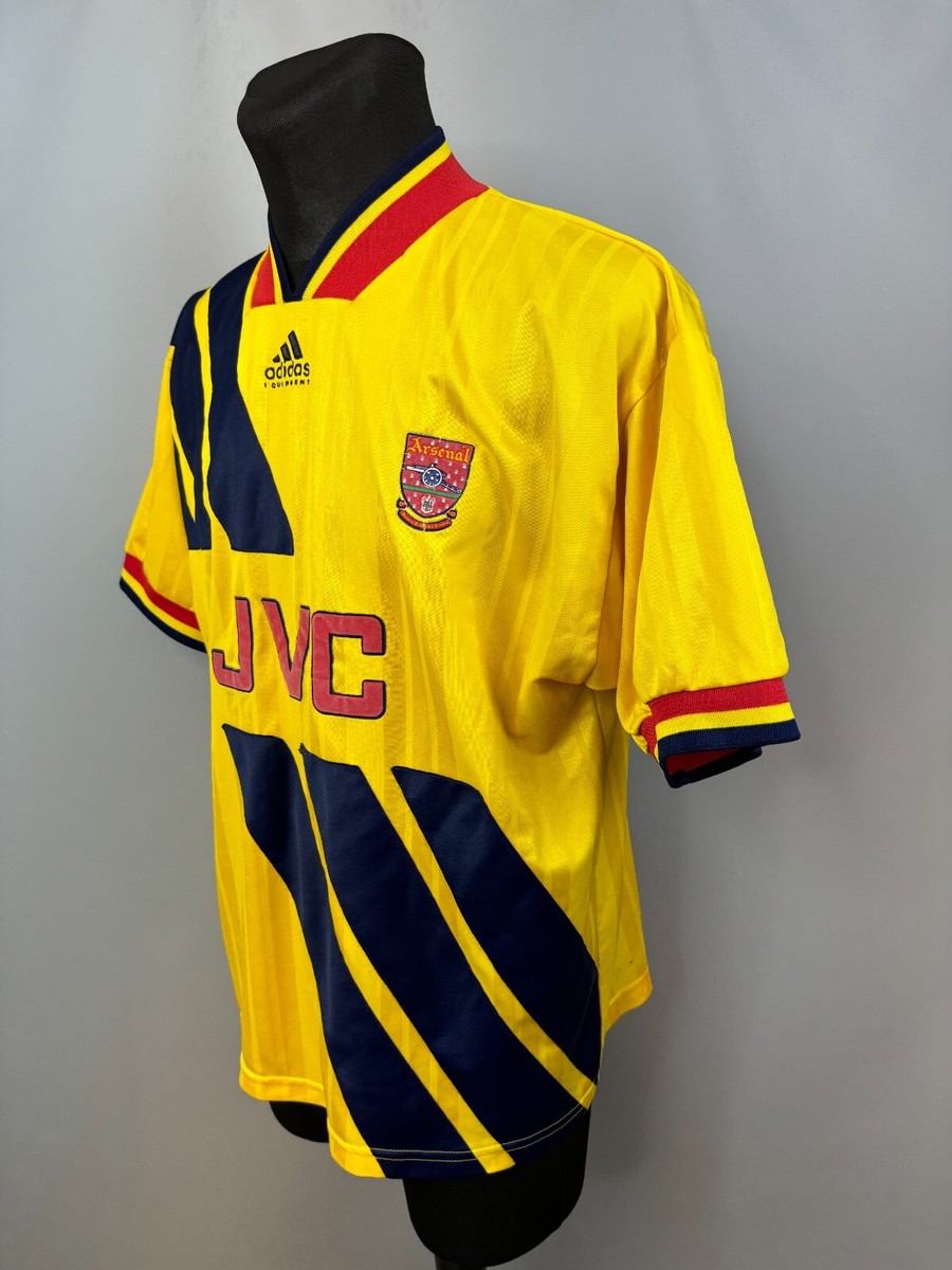アーセナル adidas JVC ユニフォーム 復刻モデル イエロー 90’s アーセナル adidas JVC ユニフォーム 復刻モデル イエロー 90's