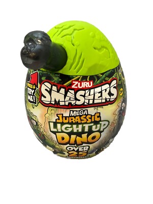 ZURU Smashers Mega Jurassic Light Up & Roar Dino, 26 SURPRISES INSIDE