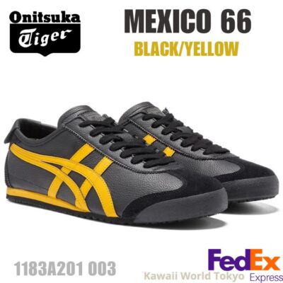 ■LUMEN■ Mexico 66 1183A201_003 Onitsuka Tiger MEXICO 66 BLACK/YELLOW 1183A201 003 UNISEX