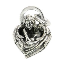 925 Sterling Silver Charms Little Wing Angel Pendant Fashion Jewelry TA188D FZ