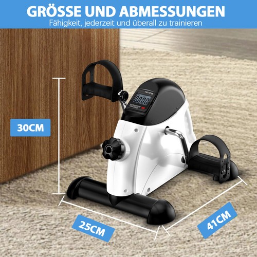 Mini Büro Heimtrainer Arm und Beintraining Bewegungstrainer Fahrradtrainer LCD* - Bild 4 von 16