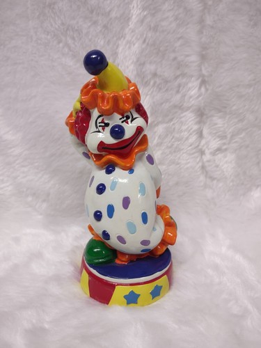 1985 Del Monte Corp Kunststoff/Gummi 7" Clown Still Coin Bank - Bild 1 von 6