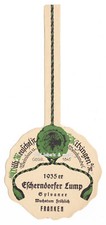x1301 KITZINGEN Wilh. Meuschel jr. 1935er ESCHERNDORFER LUMP Weinetikett label