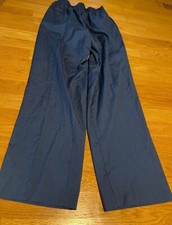 vintage womens blue pants made in USA 8 petite