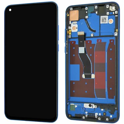 Huawei Honor View 20 V20 | Complete LCD Display | Screen with Frame | Blue