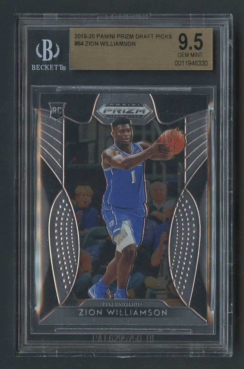 2019 Prizm DP Zion Williamson Rookie RC #64 BGS 9.5 Gem Mint 2019 Prizm DP Zion Williamson Rookie RC #64 BGS 9.5 Gem Mint