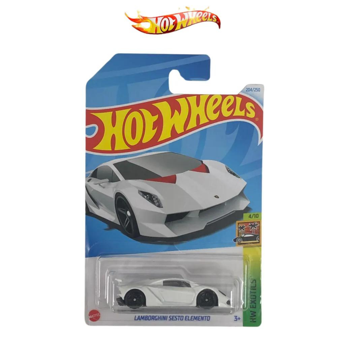 New Hot Wheels Lamborghini Sesto Elemento White #204 Mainline 2024