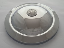 Triumph Roadster Hub Cap  Chrome on Steel  Genuine NOS Badge  Made in England.