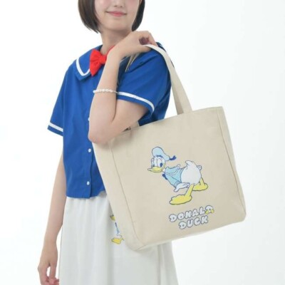 ドナルド トートバッグ DONALD MOKOMOKO BIRTHDAY Disney Store Tote bag DONALD MOKOMOKO BIRTHDAY | eBay