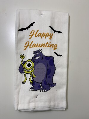 Pixar Disney Monsters Inc Kitchen Towels 2 Pack Halloween Sulley Mike