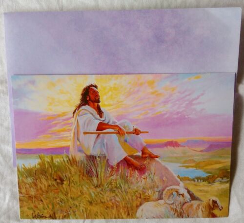 "I Am With You Always", (1) Leanin' Tree Easter Day Card, New With (1) Envelope