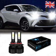 For Toyota CHR C-HR 2017+ New 6000K 9012 HIR2 COB 6000K Car LED Headlight Bulbs