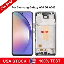 OLED For Samsung Galaxy A54 5G A546U A546B LCD Display Touch Screen w/Frame
