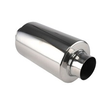 Universal 3 Inletoutlet Exhaust Resonator 14 Muffler Weld On Body Length 10