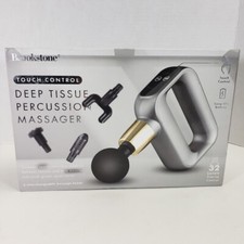 Brookstone Touch Control Deep Tissue Percussion Massager 32 Levels Open Box