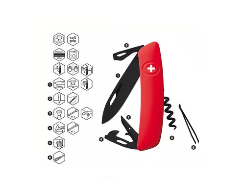 Swiza D03 AB rot (KNI.0033.1000) - Bild 2 von 4