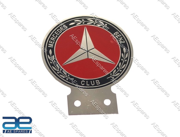 Mercedes Benz Club Car Front Grill Emblem Abzeichen Aufkleber Vintage Cars-image