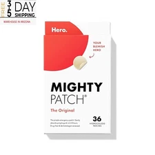 Hero Cosmetics Hydrocolloid Patches for Zits & Blemishes (36 ct) - Vegan & Cruel