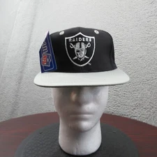 Los Angeles Raiders Vintage NFL Hat Snapback Black Youth Boys Football #