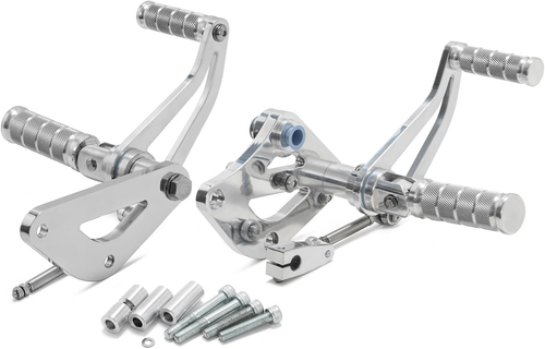 Cruiser Forward Controls for Suzuki VL800 M50 C50 Aluminum 3.15 Inch Silver - Afbeelding 1 van 9