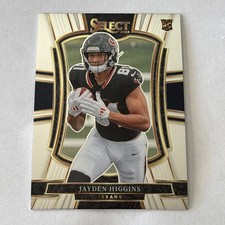 2025 Panini Select Jayden Higgins RC Premier Level #136 Texans Rookie