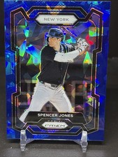 Spencer Jones 2024 Prizm Baseball Blue Ice Prizm 18