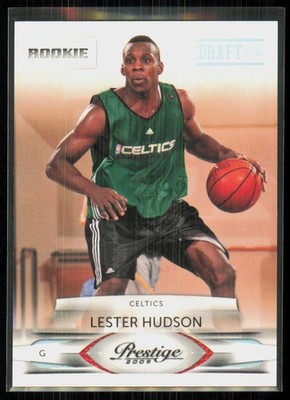 2009-10 Panini Prestige Draft Picks Light Blue Lester Hudson Rookie /999 #248