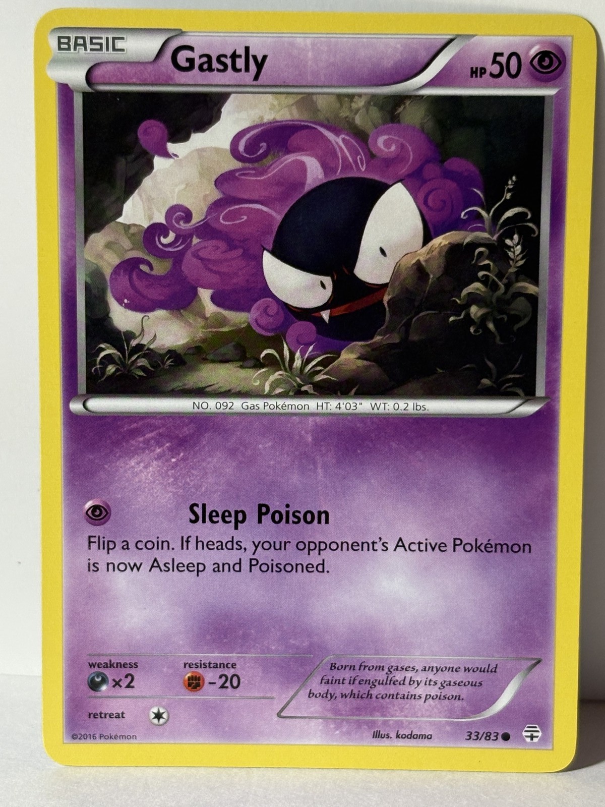 Gastly 33/83 Generations NM Pokemon Fast Shipping