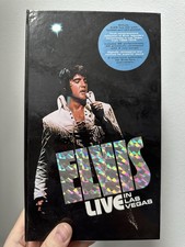 ELVIS PRESELY - LIVE IN LAS VEGAS 4 Cassette Box Set 2001 Complete VG Rare