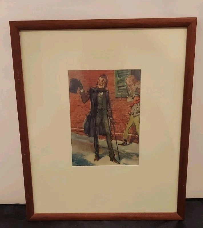 Juego de 3 impresiones de cuentos de Navidad Everett Shinn A Foto 2 de 4