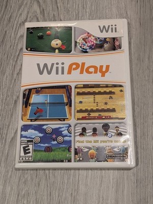 Wii Play (Nintendo Wii, 2007) Complete Video Game With Manual Box Tested Working
