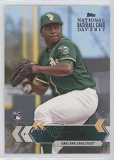 2017 National Baseball Card Day Hobby Store Promos Jharel Cotton Rookie RC 2xd. rookie card picture