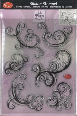 Viva Decor Silikon-Stempel - Schnörkel II  400314900