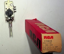 RCA Resistor 1MEG 119849 Ohm Vintage NOS Electronic Component