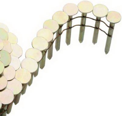 Coil Collated Roofing Nails, Galvanized, .120 x 1-1/4 In., 7200-Ct. - M003104