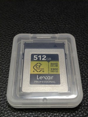 Lexar 512GB Professional GOLD CFexpress 4.0 Type B Memory Card