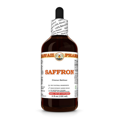 Saffron (Crocus Sativus) Dried Stigmas Liquid Herbal Extract