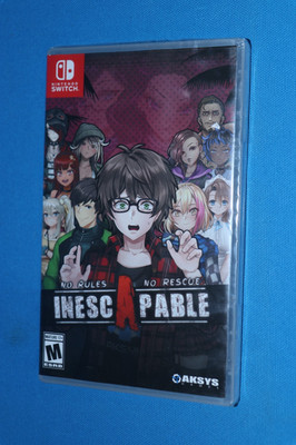 NINTENDO SWITCH INESCAPABLE NO RULES NO RESCUE NEW SEALED SHIPS SAME DAY